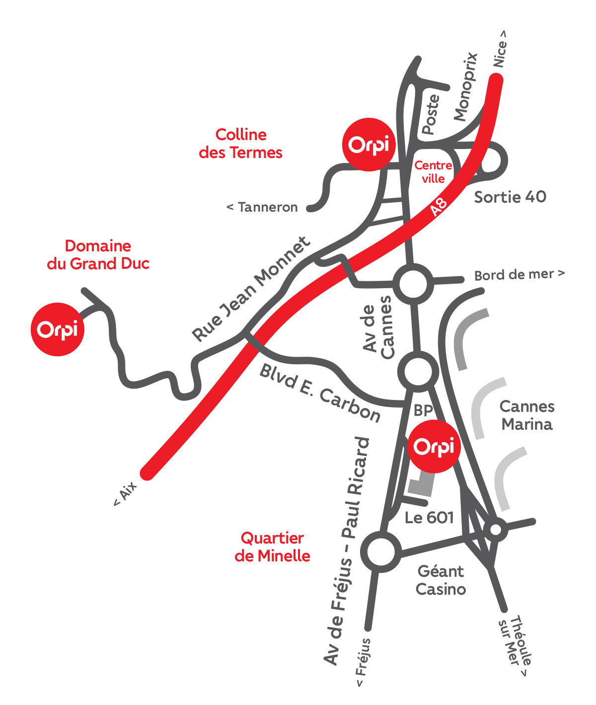 Plan de Mandelieu